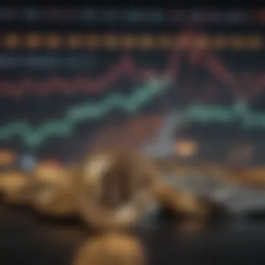 Graph illustrating market dynamics and trends