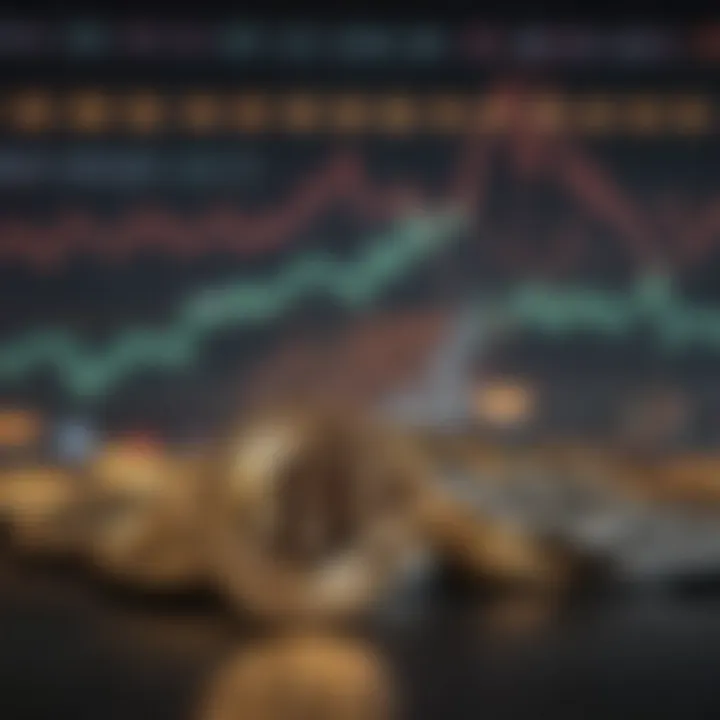 Graph illustrating market dynamics and trends