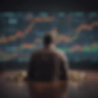 An infographic depicting investor psychology in market cycles