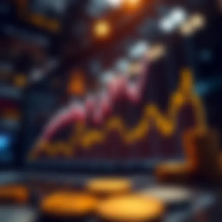 Graph showcasing market trends in cryptocurrency