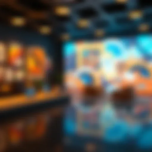 An abstract digital artwork representing the concept of NFTs