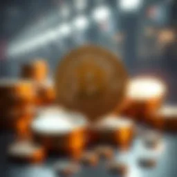 A striking digital artwork representing the essence of NFTs