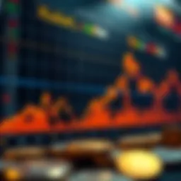 Chart illustrating cryptocurrency market trends