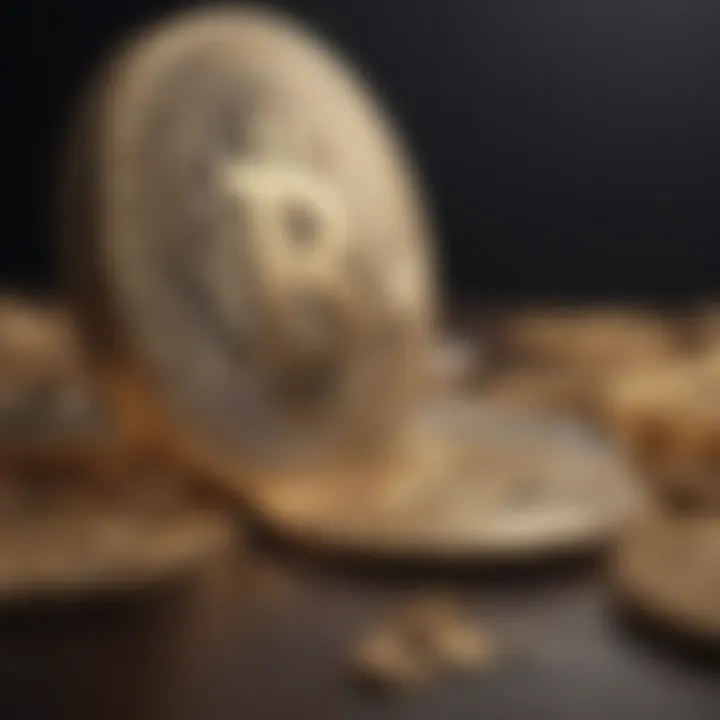 Graphical illustration of risk versus reward in crypto trading
