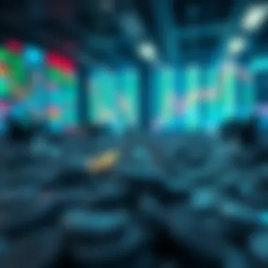 Visual representation of liquidity in various exchanges