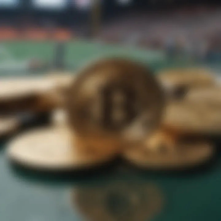 Cryptocurrency transactions within the NFL