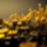 Visual representation of cryptocurrency evolution