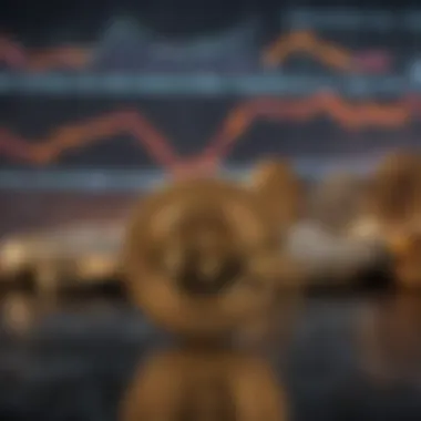 Chart showing market trends and fluctuations