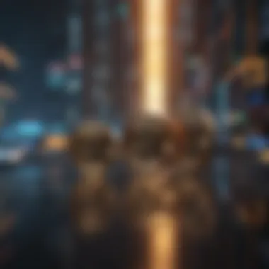 Infographic on technological developments in blockchain