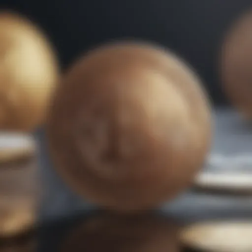 Digital currency concept with Sweatcoin logo and bank symbols