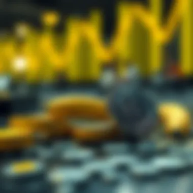 Illustration comparing technological frameworks of Banano and Binance