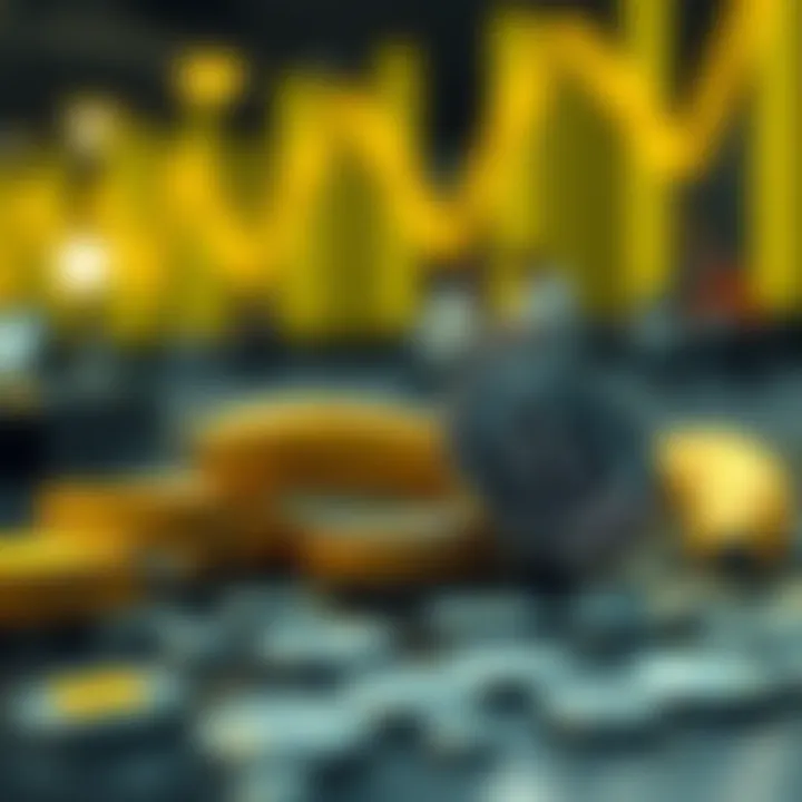 Illustration comparing technological frameworks of Banano and Binance