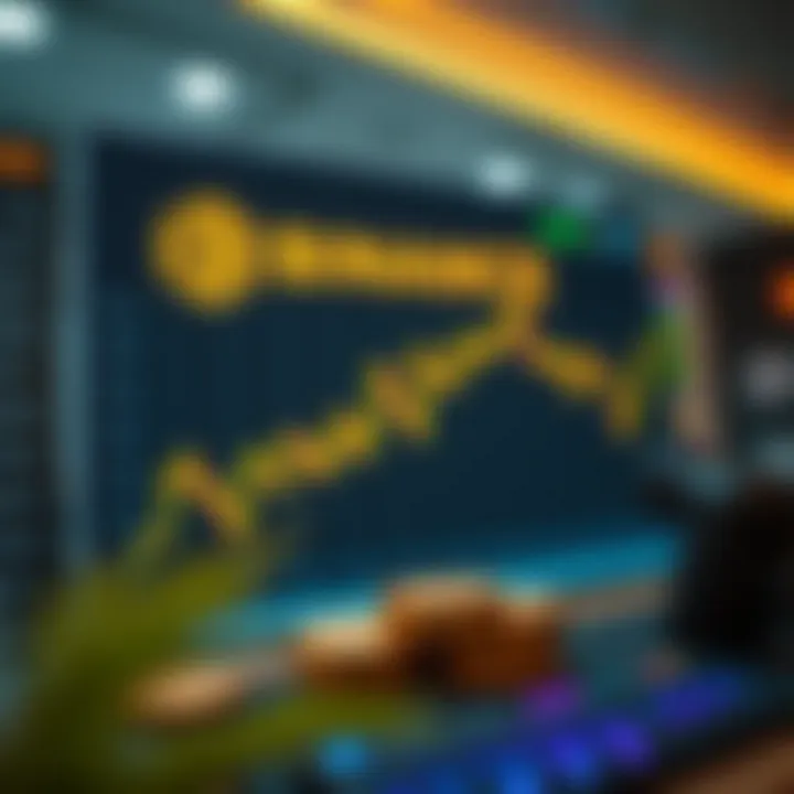 Visual representation of Binance exchange interface
