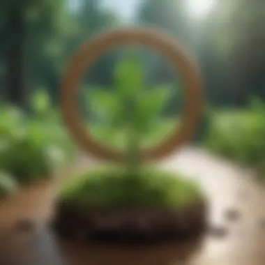 Visual representation of eco-friendly consensus mechanism