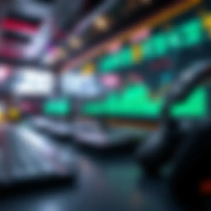 Graphical analysis of market dynamics in crypto gaming