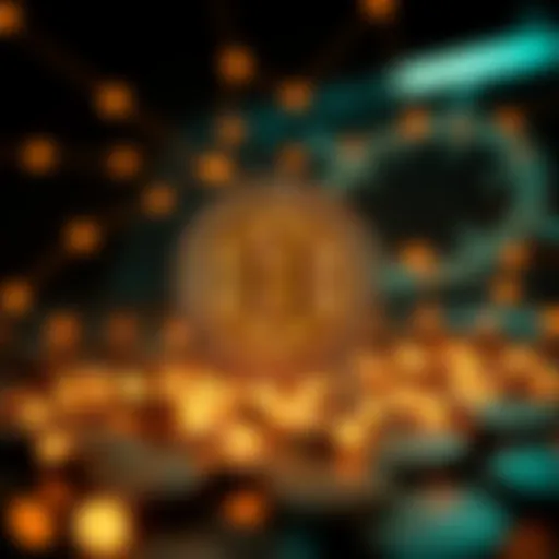Visual representation of Helium Coin and its applications in decentralized networks