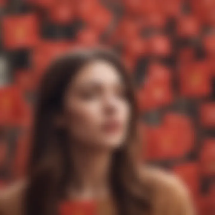 Infographic detailing red flags in Instagram dating profiles
