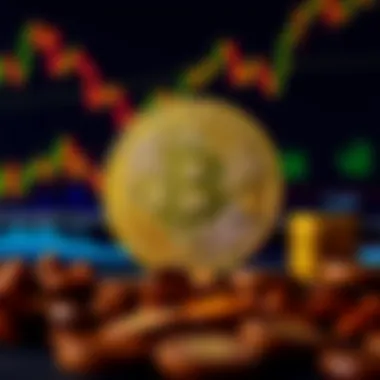 Illustration depicting risks associated with cryptocurrency trading