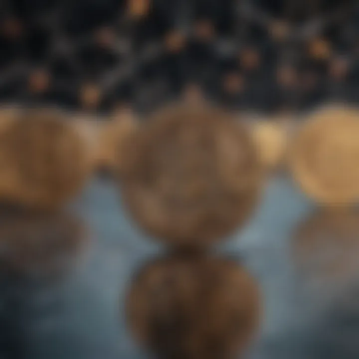 Diagram showcasing the impact of synthetic network tokens on the blockchain ecosystem