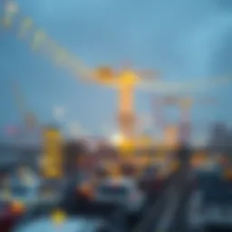 Visual representation of blockchain technology