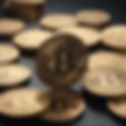 A visual representation of the concept of USD coins in the cryptocurrency ecosystem.