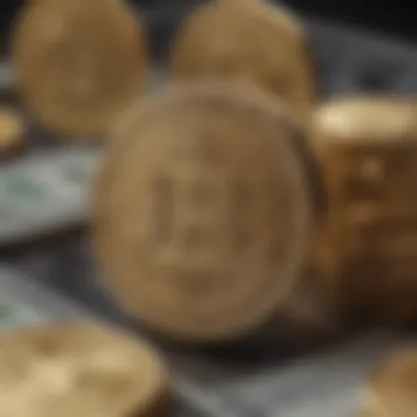 An infographic detailing the technological mechanisms behind USD-pegged stablecoins.