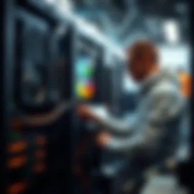 An expert evaluating specifications of a mining rig
